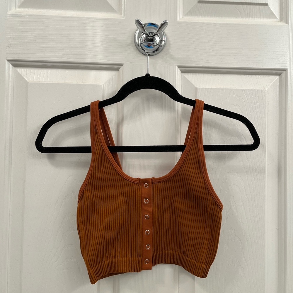 Aerie ribbed bra top